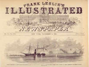 Attack on the U.S. Steam Sloop-of-War Seminole, from the Shipping Point, Potomac River, October 15 by Unknown